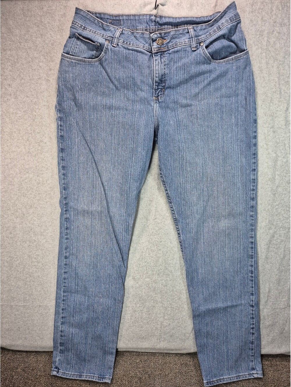 Riders by Lee 18W Long Straight Leg Jeans Light Wash Classic Fit